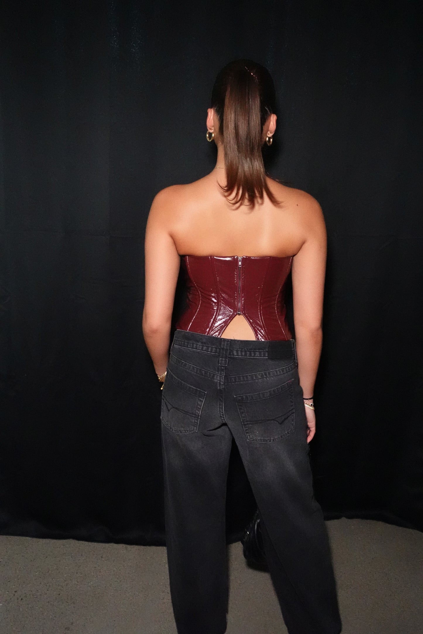 Red Eye Corset Top