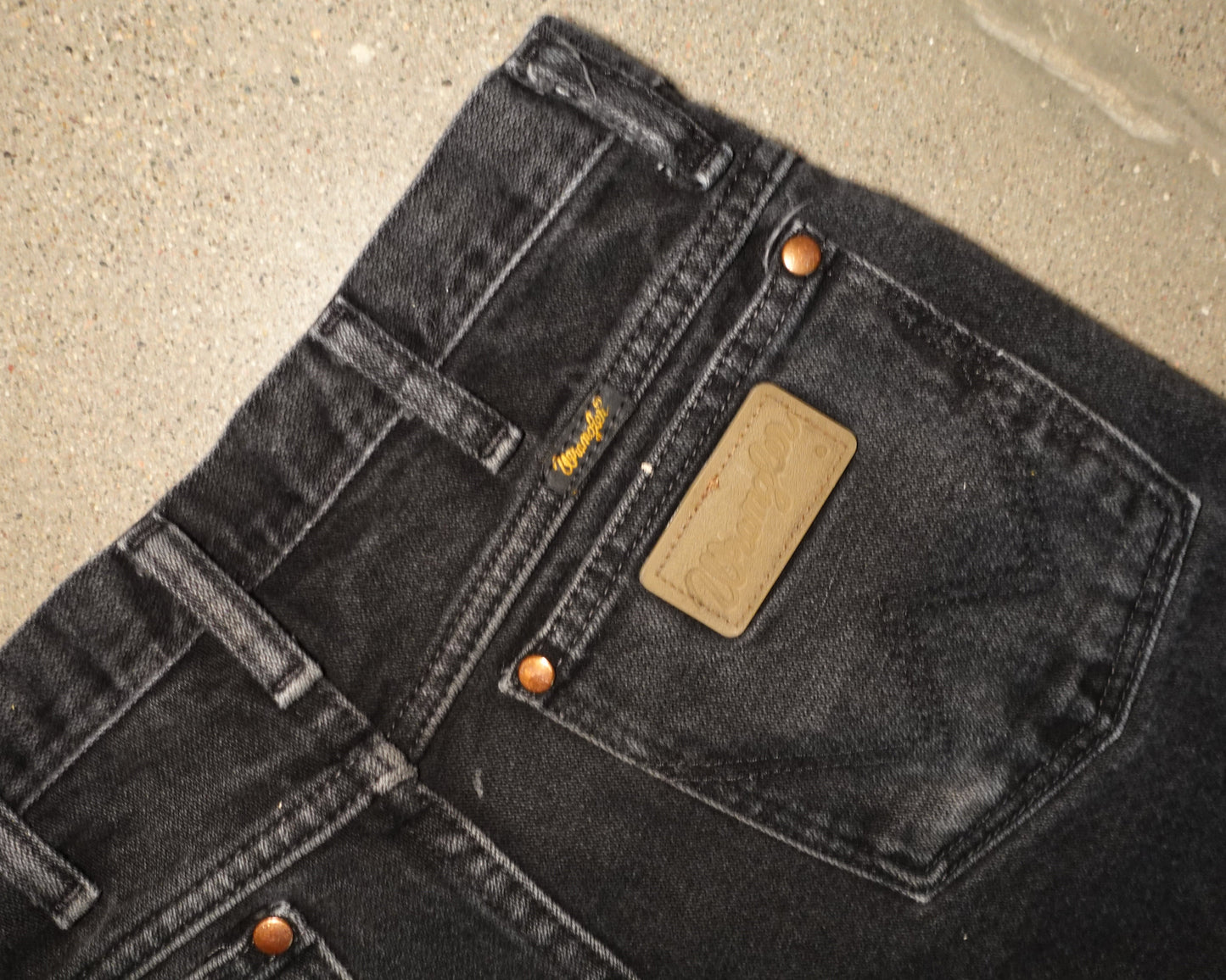 Alex Black Denim Mini Skirt